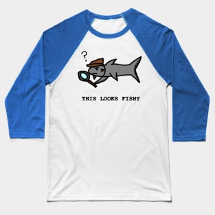 The Famous Fish Detective Baseball T-Shirt